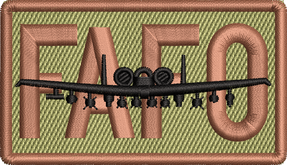 FAFO - Duty Identifier Patch with A-10