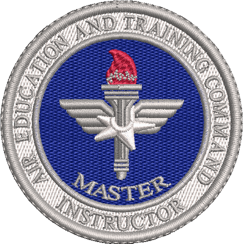 *WHITE* Air Education and Training Command (AETC) Master Instructor