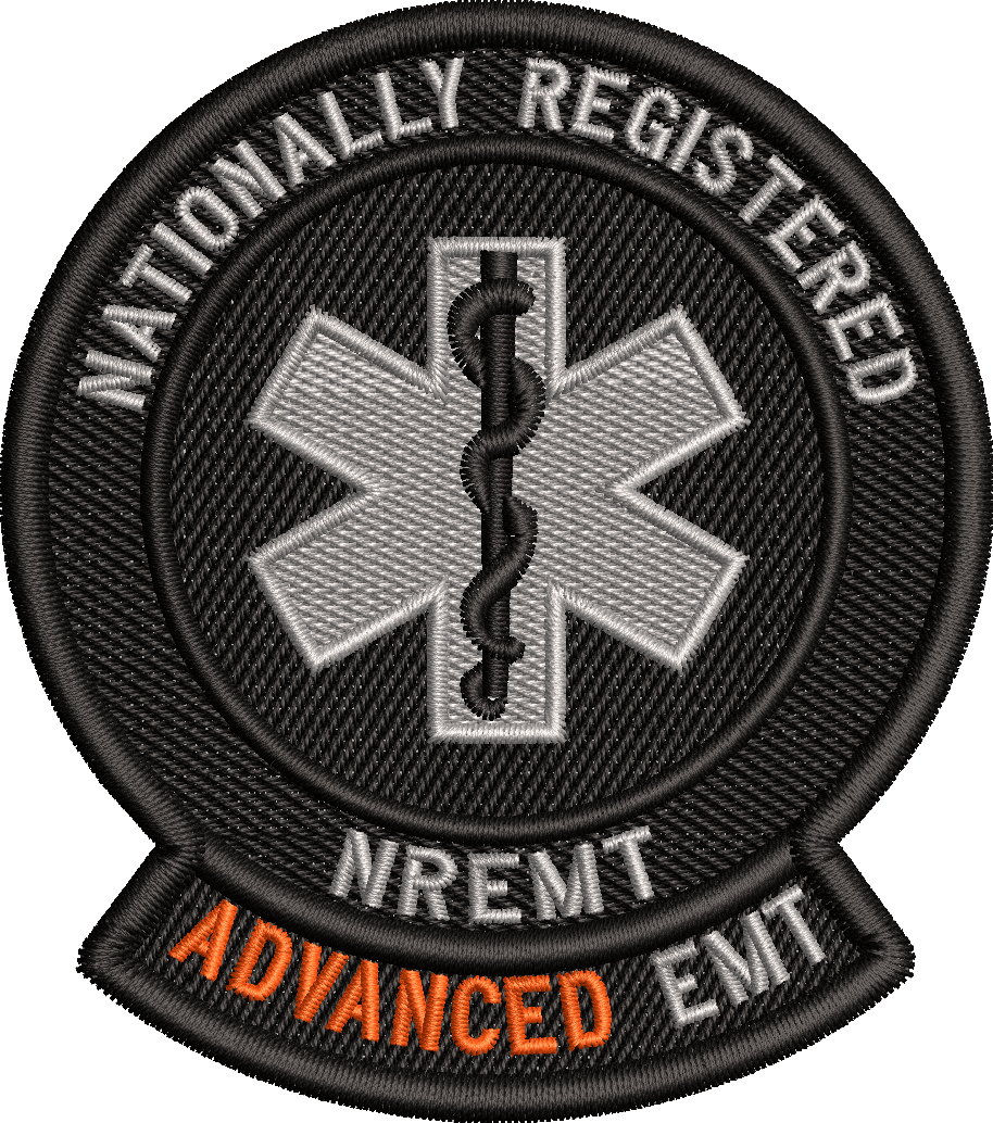 NREMT - Advanced EMT (ORANGE) - LARGE - Blackout