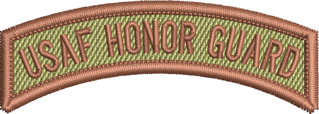 USAF Honor Guard Rocker Tab