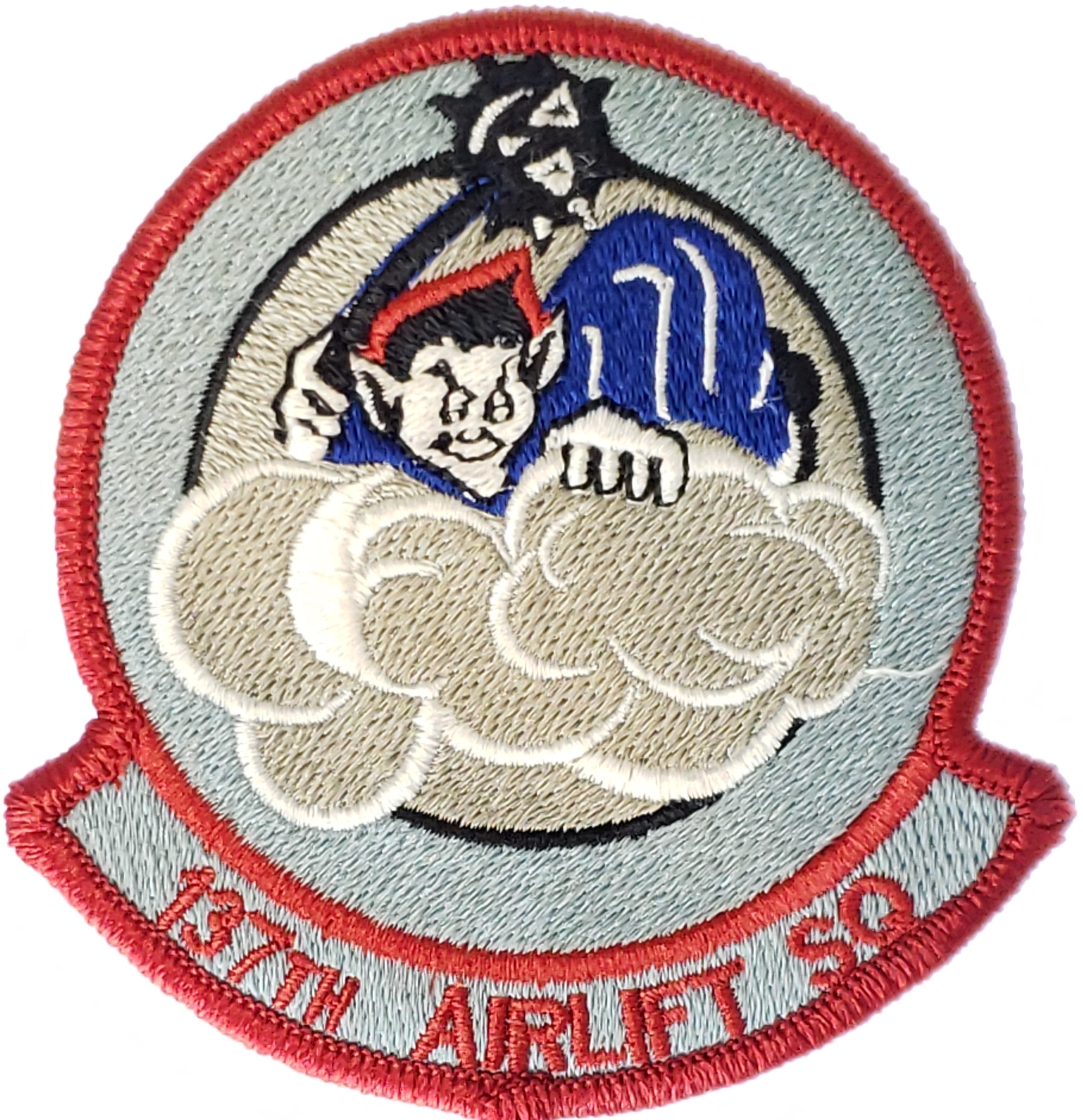 137th Airlift Squadron - 3" Patch