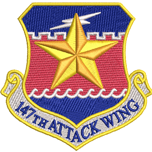 147th Attack Wing Patch - Reaper Patches