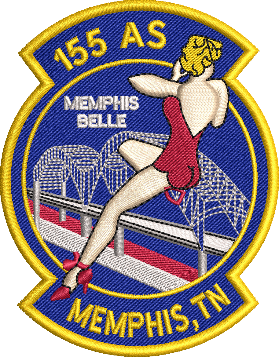 155th AS Patch -Color (Memphis Belle)