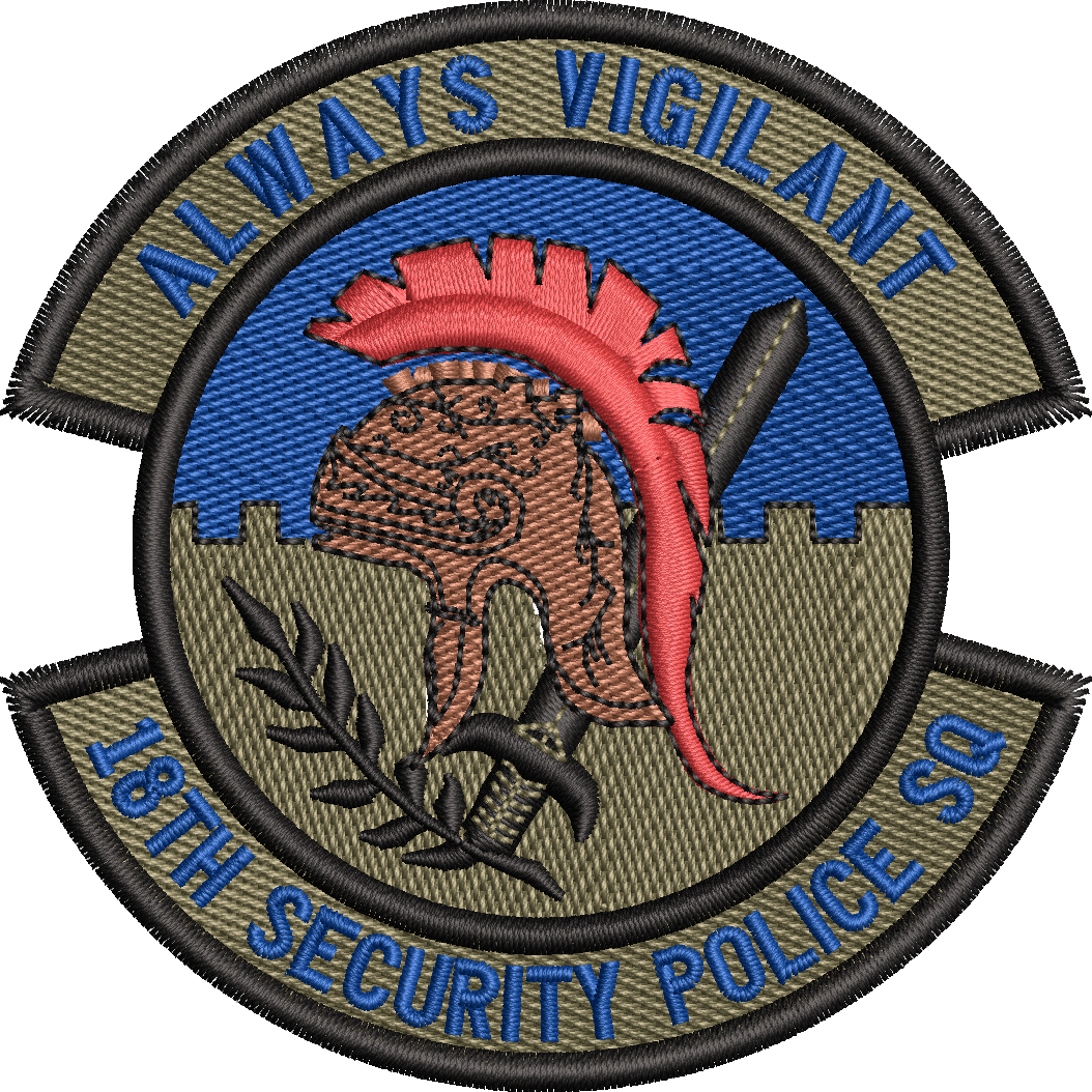 18th Security Police Sq - Always Vigilant - SUBDUED