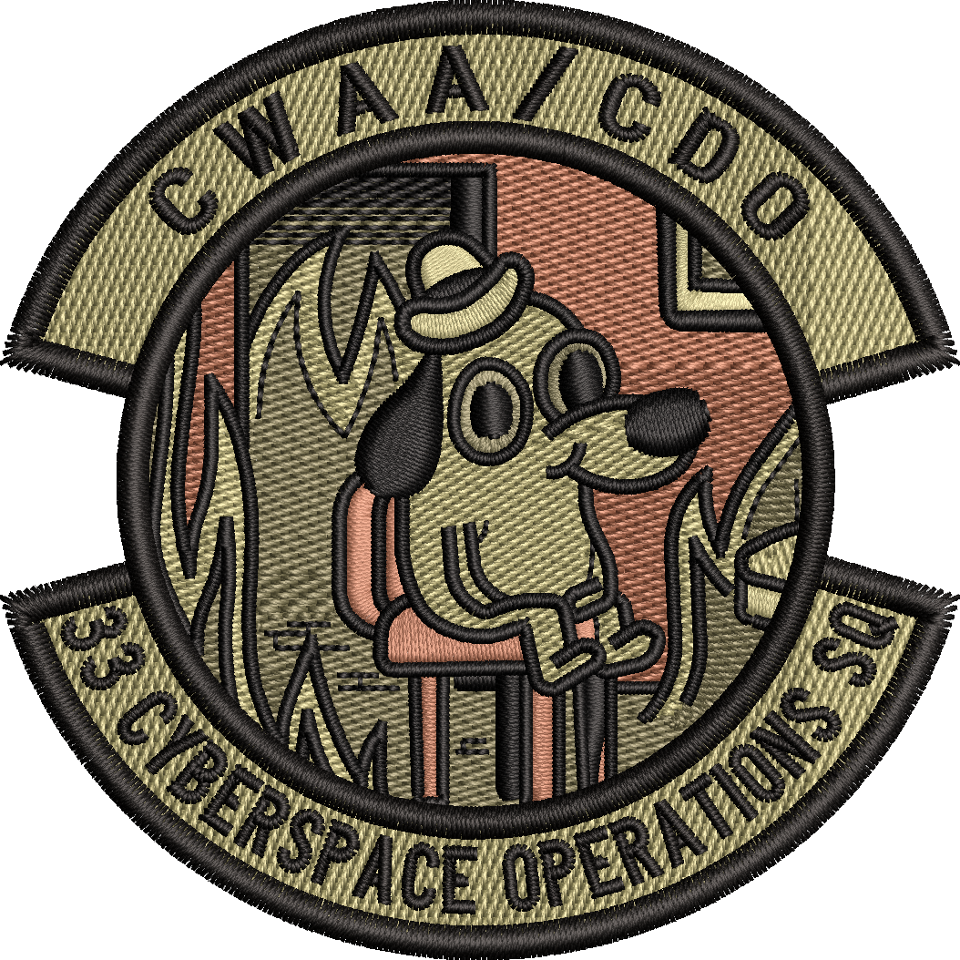 33 Cyberspace Operations Sq - CWAA/CDO - 'This Is Fine'