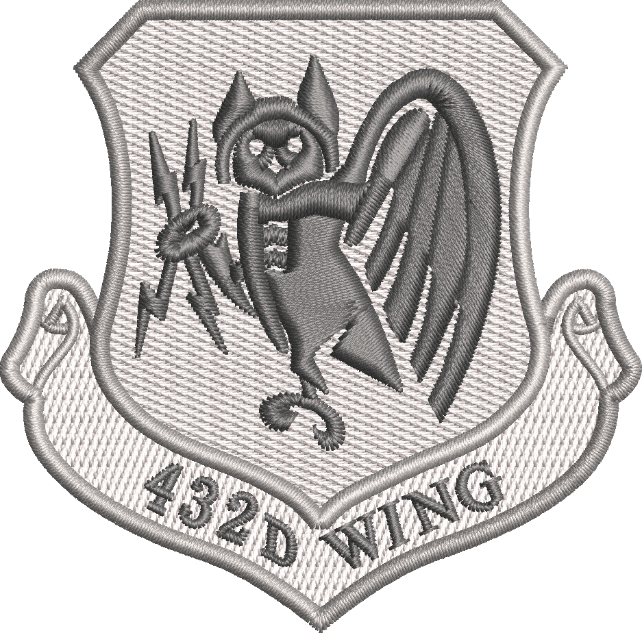 432D Wing Patch - Whiteout