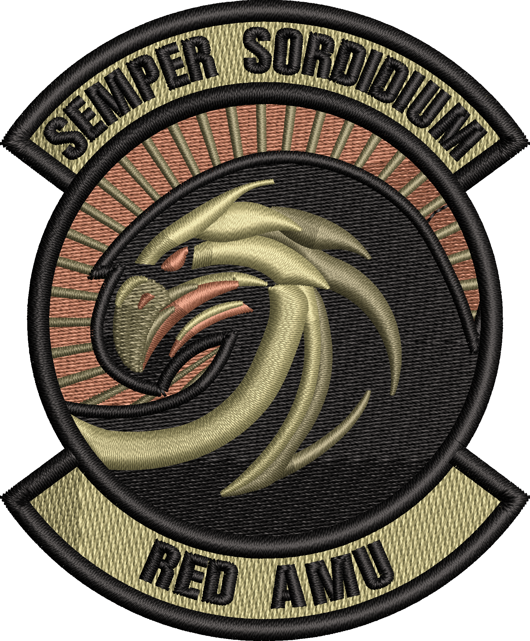 55th Aircraft Maintenance Squadron - Red AMU - OCP Patch