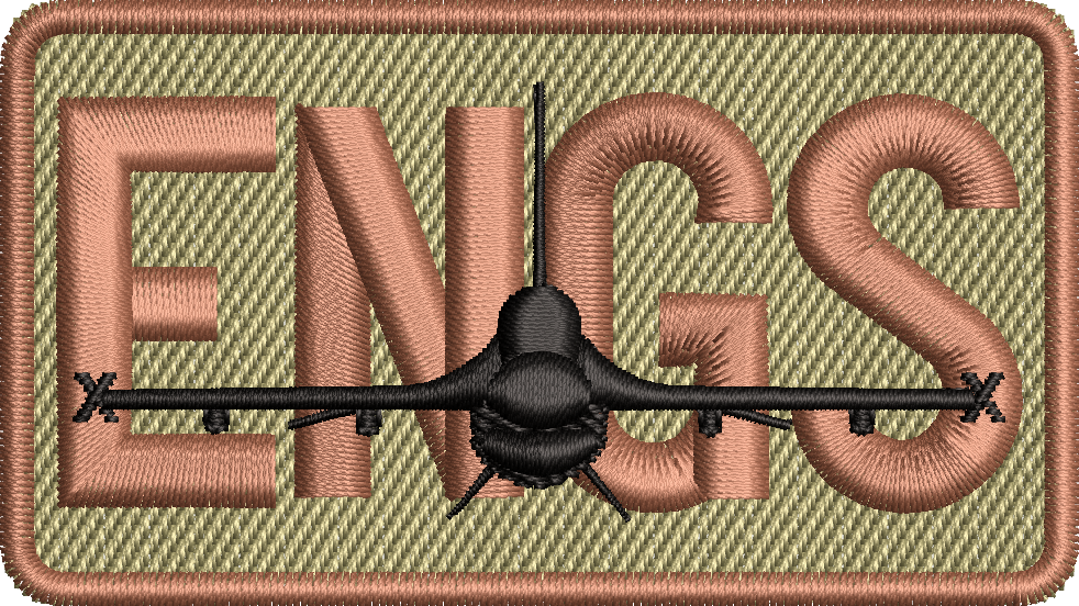 ENGS - Duty Identifier Patch with F-16