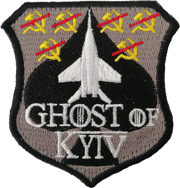 The Ghost Of Kyiv Sticker - 3.5" High-Quality Glossy Decal, Ukrainian Patriotism Support - View #9