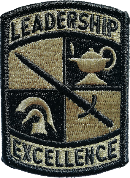ROTC Cadet Command Leadership Excellence  OCP Patch with Fastener