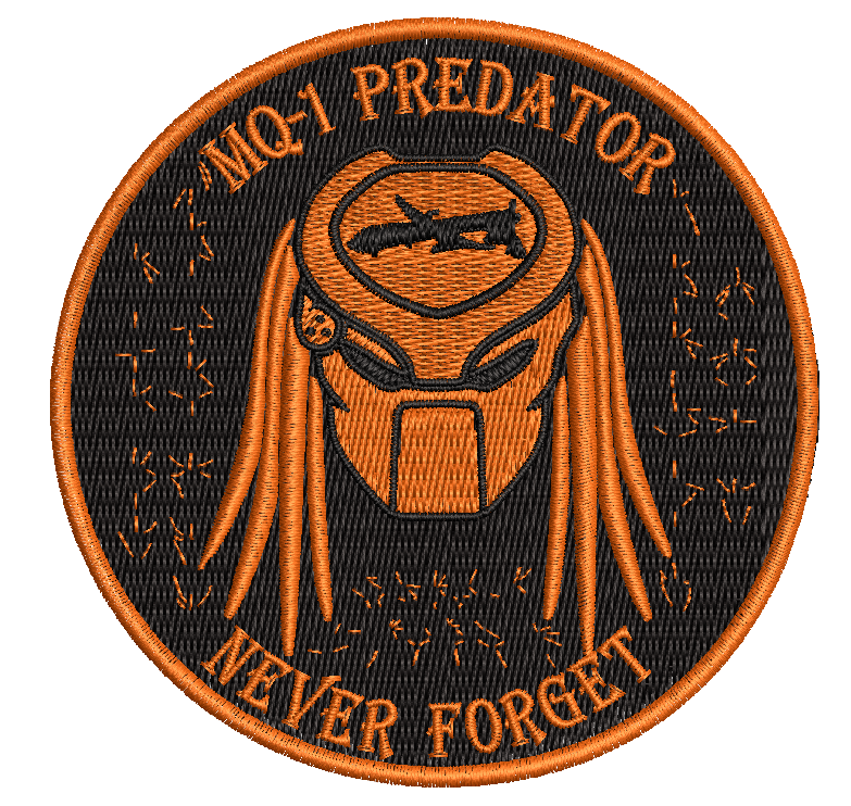 MQ-1 Predator Never Forget - Reaper Patches