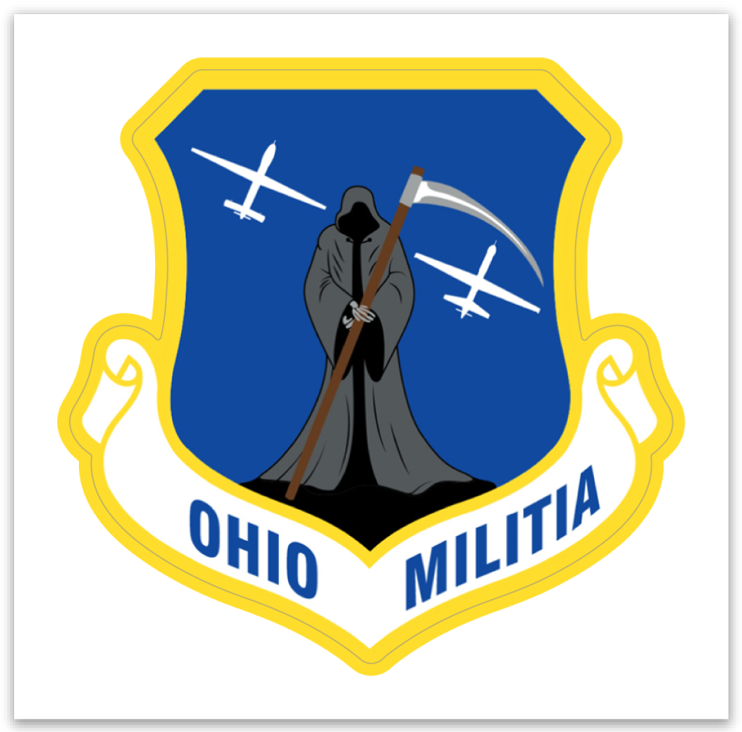 Ohio Militia Reaper - Zap - Reaper Patches