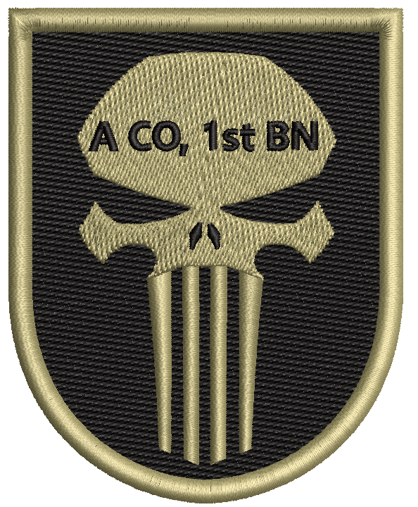 Punisher Patch A CO 1st BN - OCP