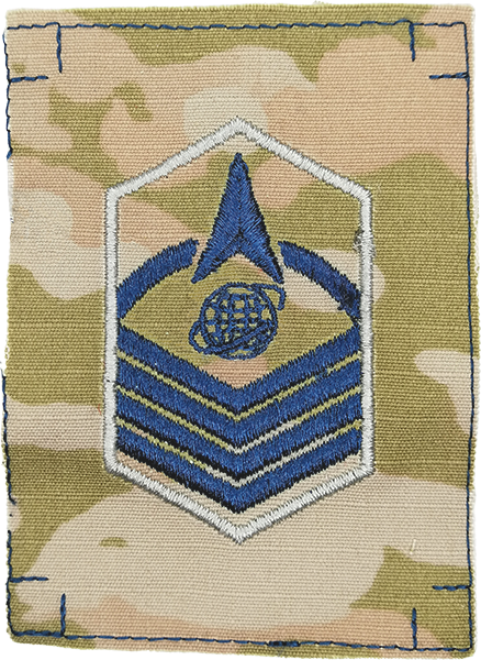 E-7  Master Sergeant - U.S. SPACE FORCE OCP RANK -- SEW ON