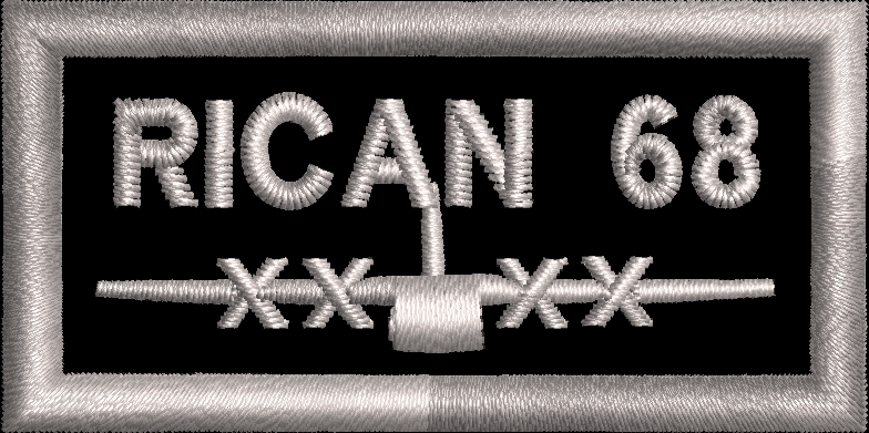 RICAN 68 Silver - Reaper Patches