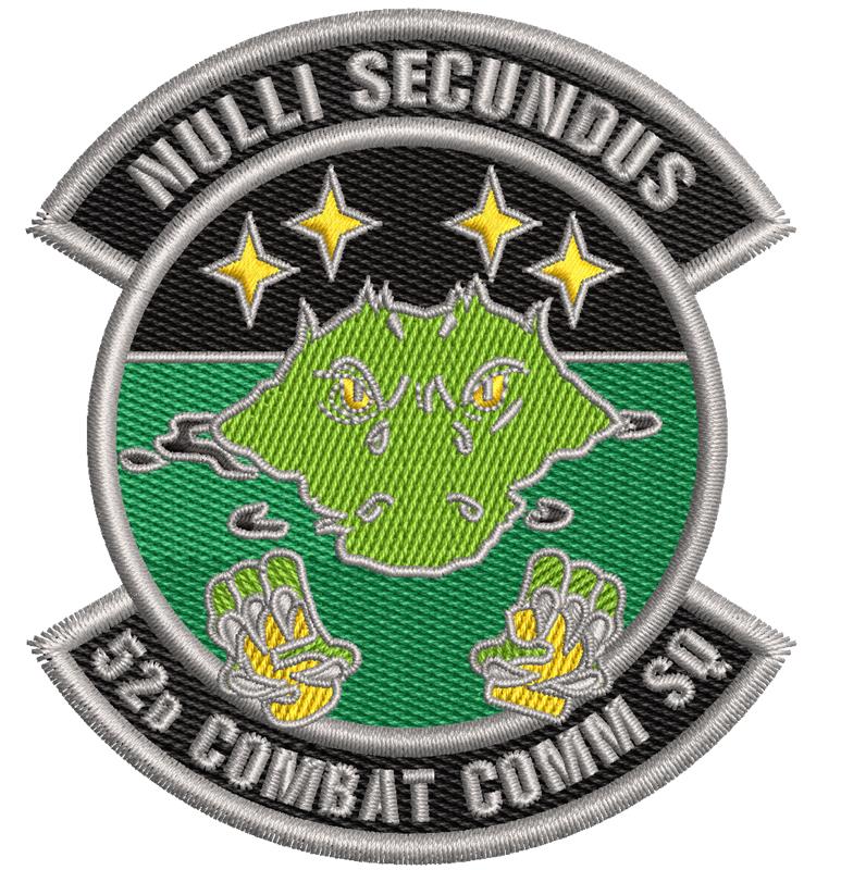 *Morale Patch - 52D Combat Communications Squadron Color