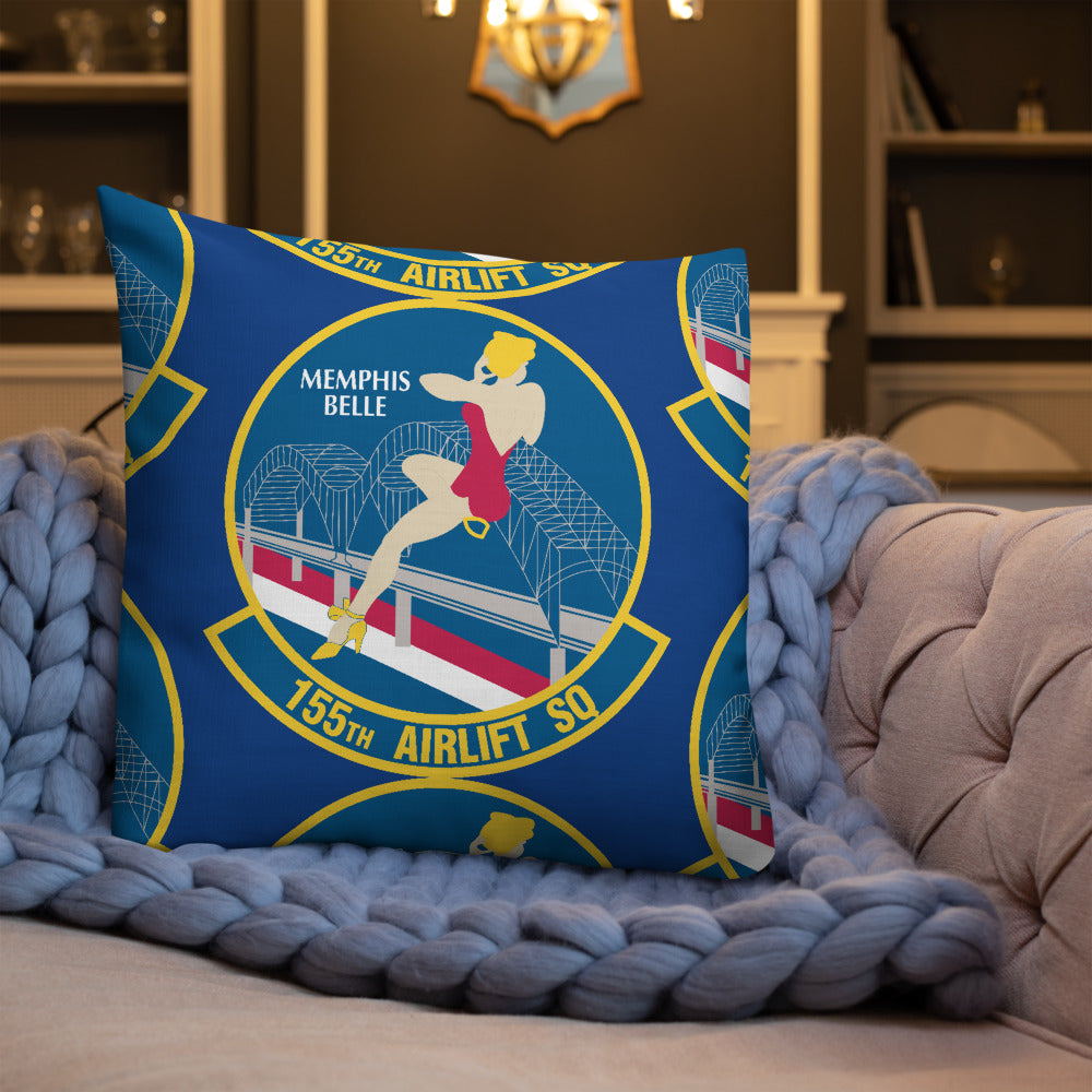 155th Airlift Squadron Premium Pillow