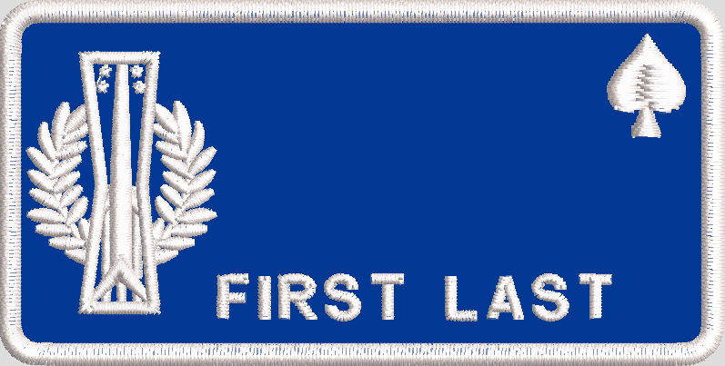 10 Missile Squadron Name Tag