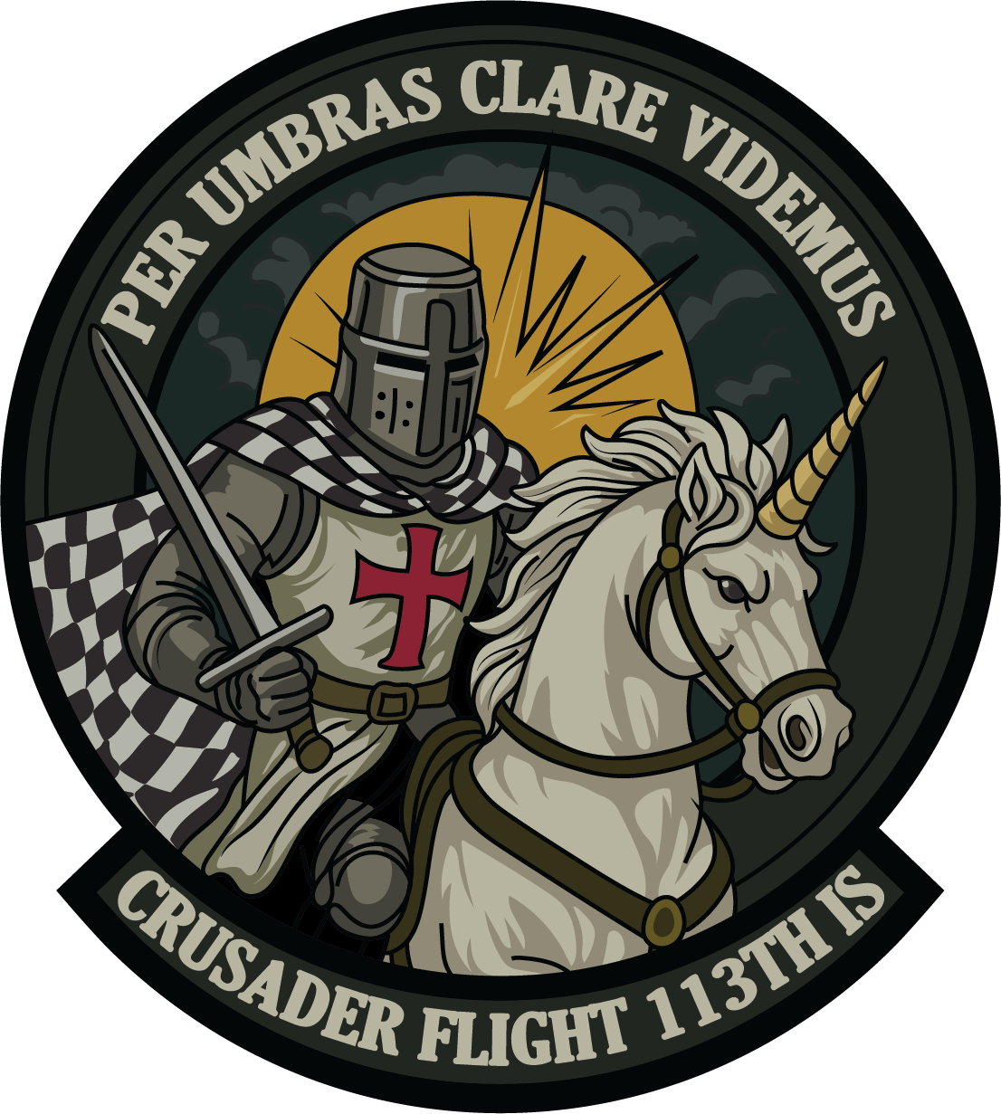 Crusader Flight 113th IS - PVC