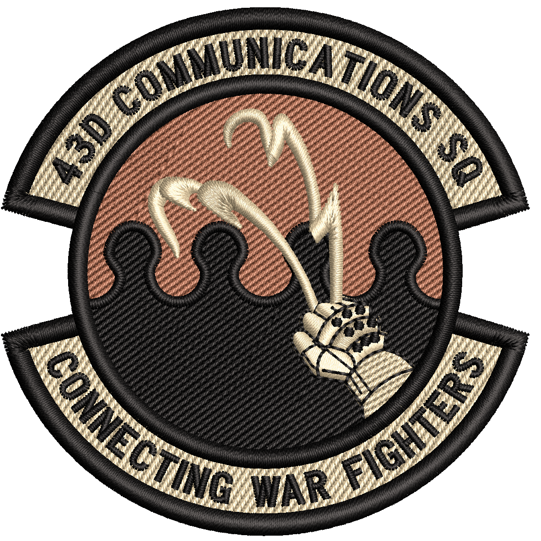 43d Communications Sq - Connecting War Fighters - Desert