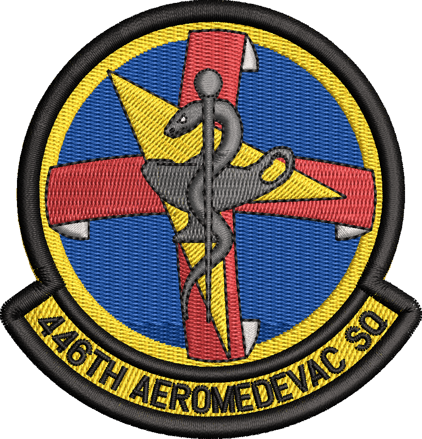446th AES Retro Patch - COLOR