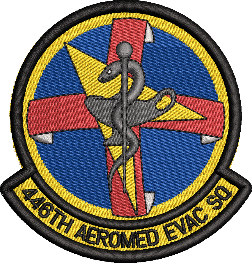 446th AES Retro Patch - COLOR