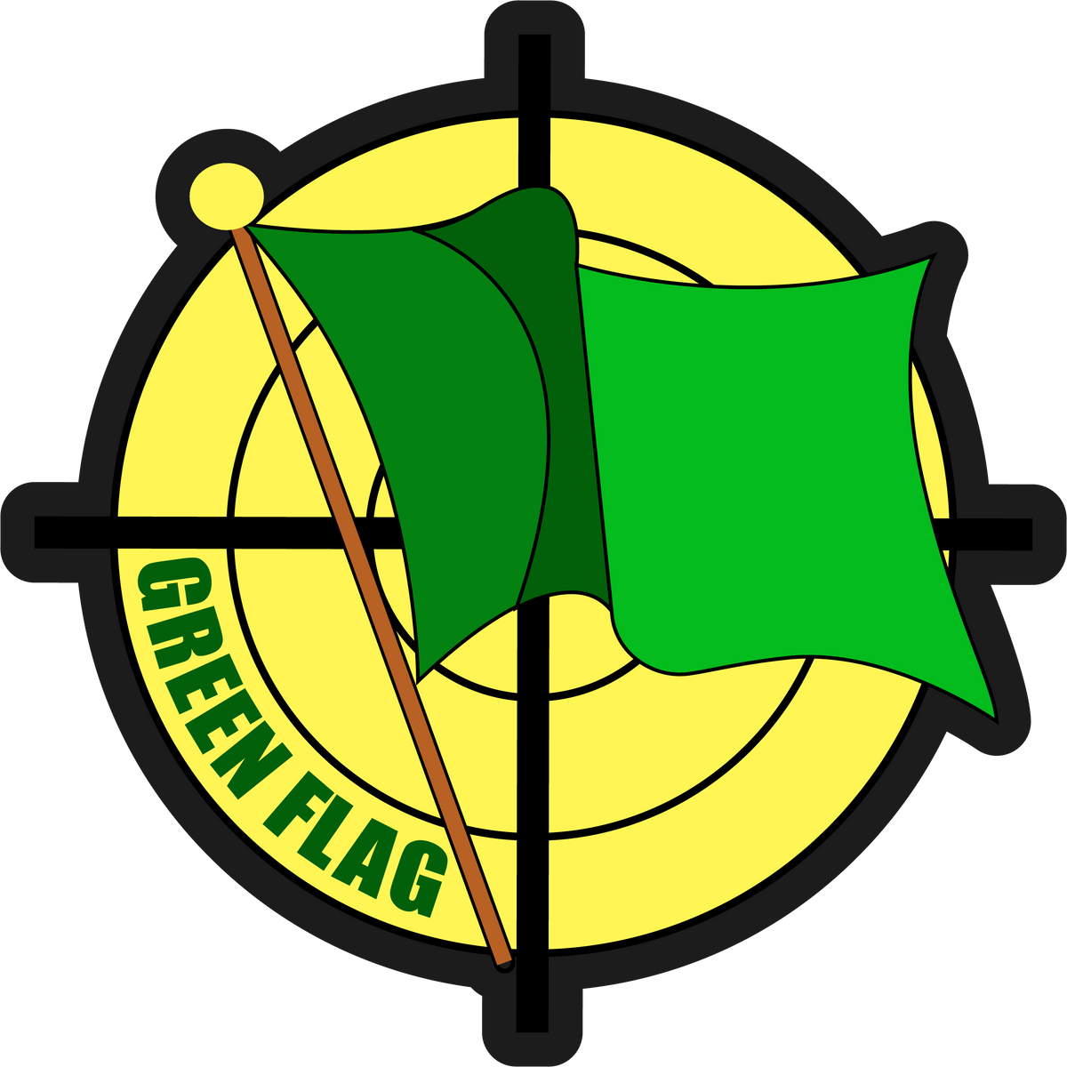 549 CTS - Green Flag Squadron - PVC - *Glow in the dark* VERSION 2