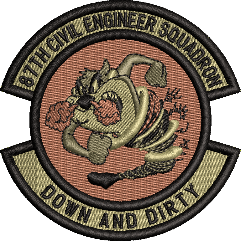 87th Civil Engineer Squadron - Down Dirty - OCP