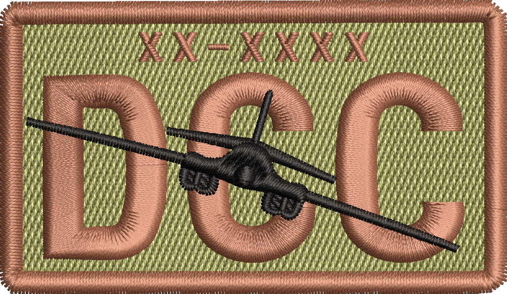 DCC Duty Identifier Patch with B1 (Banked) *Custom Tail Numbers*