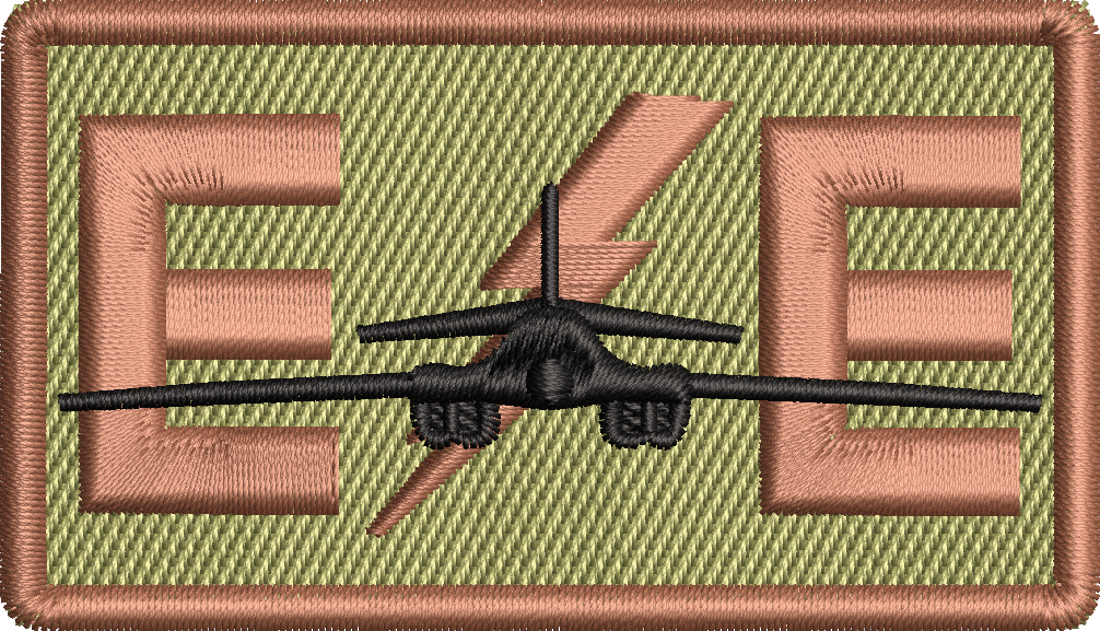 EE - Duty Identifier Patch with  Lightning bolt and B-1