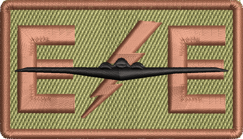 EE - Duty Identifier Patch with Lightning bolt and B-2