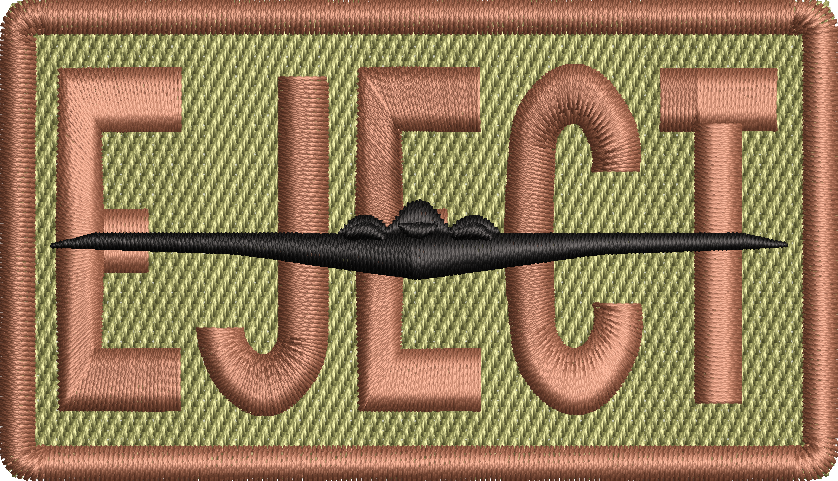 EJECT - Duty Identifier Patch with B-2