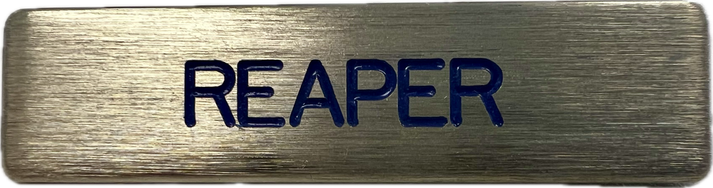 United States Air Force Metal Name Tag (engraved)