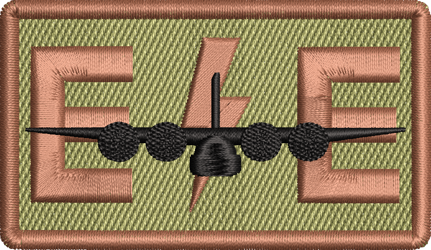 EE - Duty Identifier Patch with SMALL Lightning Bolt and C-130