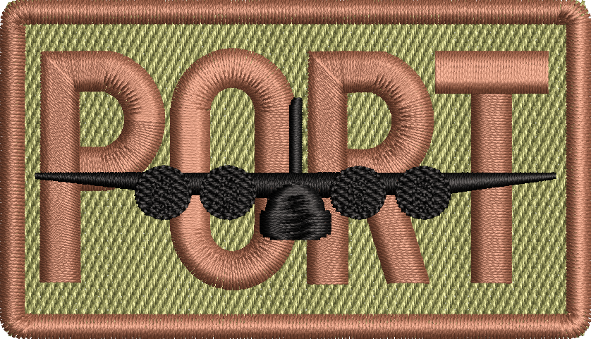 PORT - Duty Identifier Patch with C-130