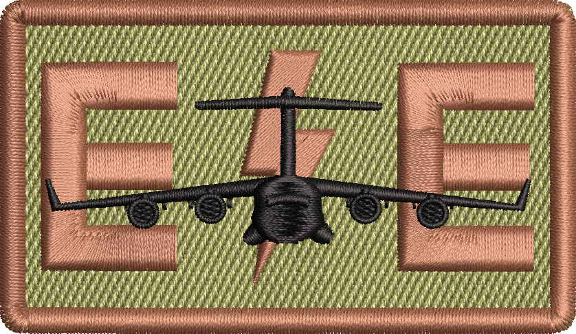 EE - Duty Identifier Patch with SMALL Lightning Bolt and C-17
