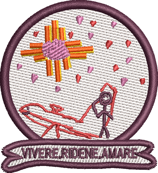 Vivere, Ridene, Amare - Custom patch