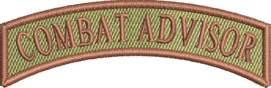 Air Force Rocker Tab COMBAT ADVISOR - Rocker Tab