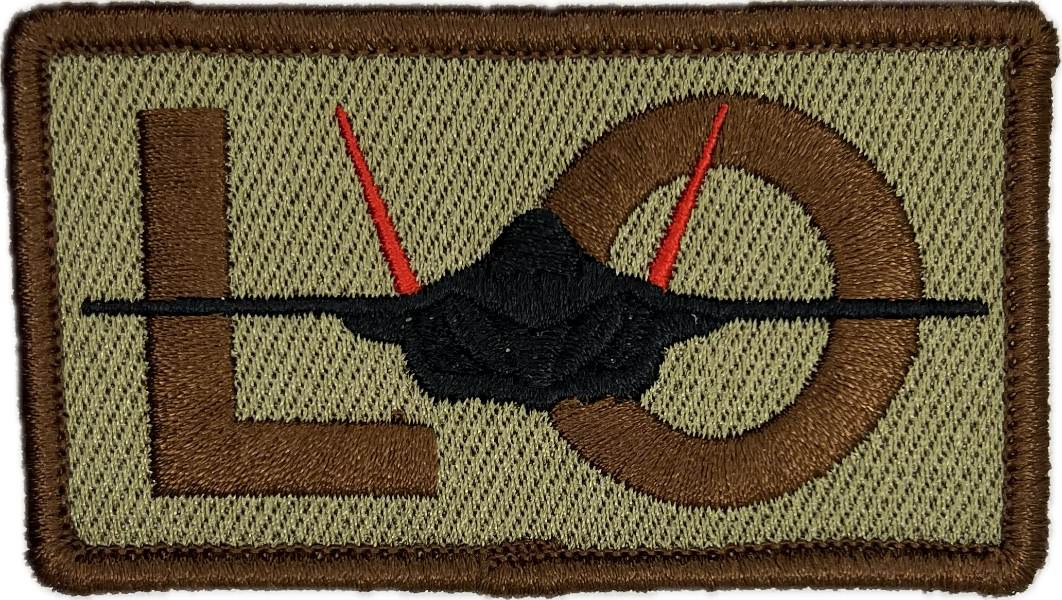 LO - Duty Identifier Patch with F-35 (Red Tail)