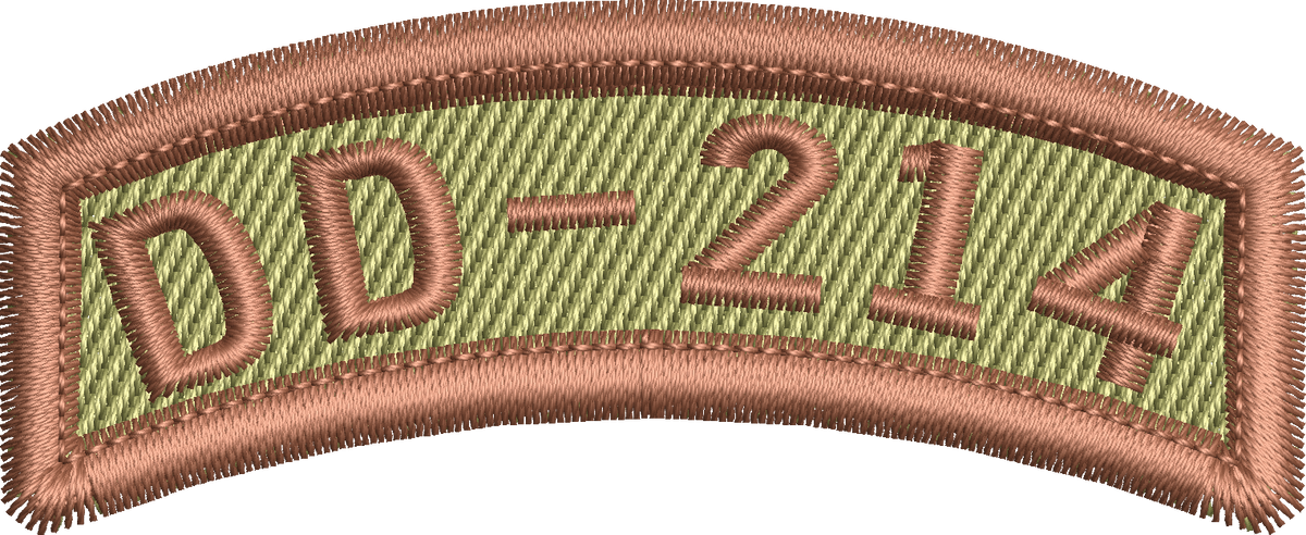Air Force Rocker Tab DD-214 - Rocker Tab