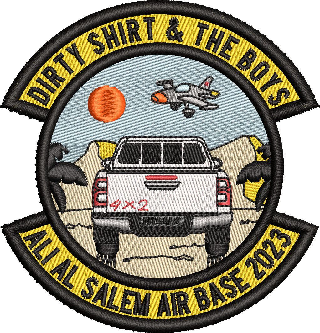 386 ECS - Ali Al Salem Air Base 2023 - Dirty Shirt & The Boys