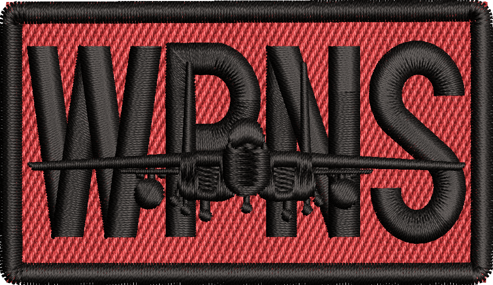 494 FGS - WPNS - Duty Identifier Patch with F-15 (RED&BLACK)