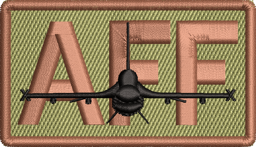AFE- Duty Identifier Patch with F-16