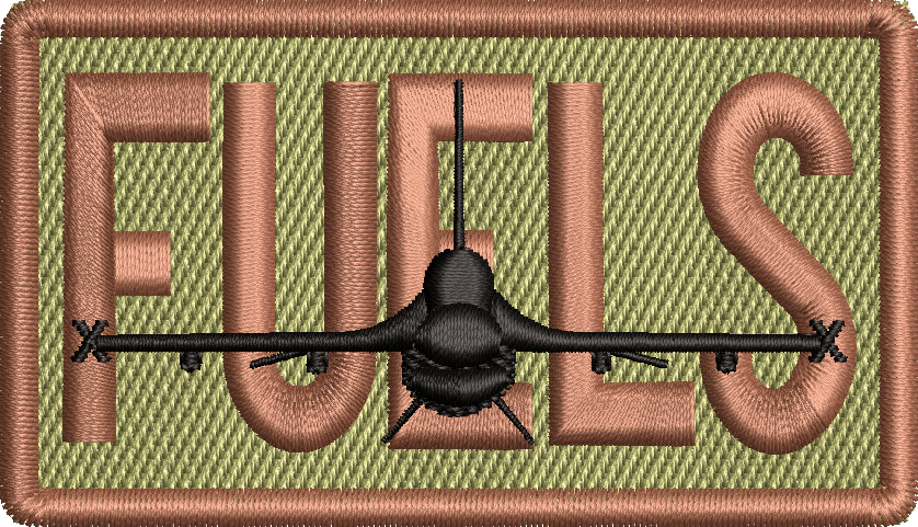 FUELS- Duty Identifier Patch with F-16