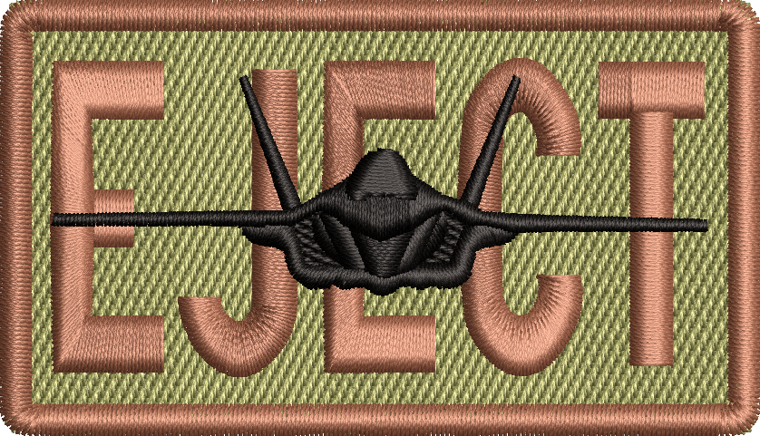 EJECT - Duty Identifier Patch with F-35