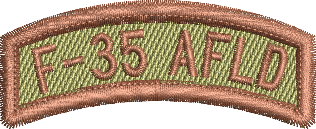 Air Force Rocker Tab F-35 AFLD - Rocker Tab