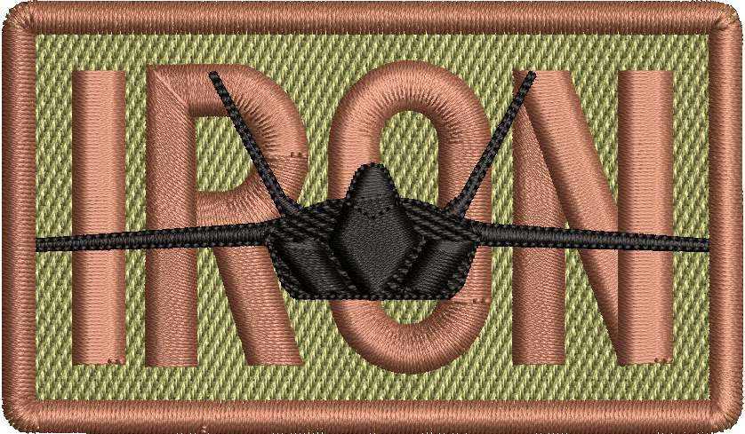 IRON - Duty Identifier Patch with F-22