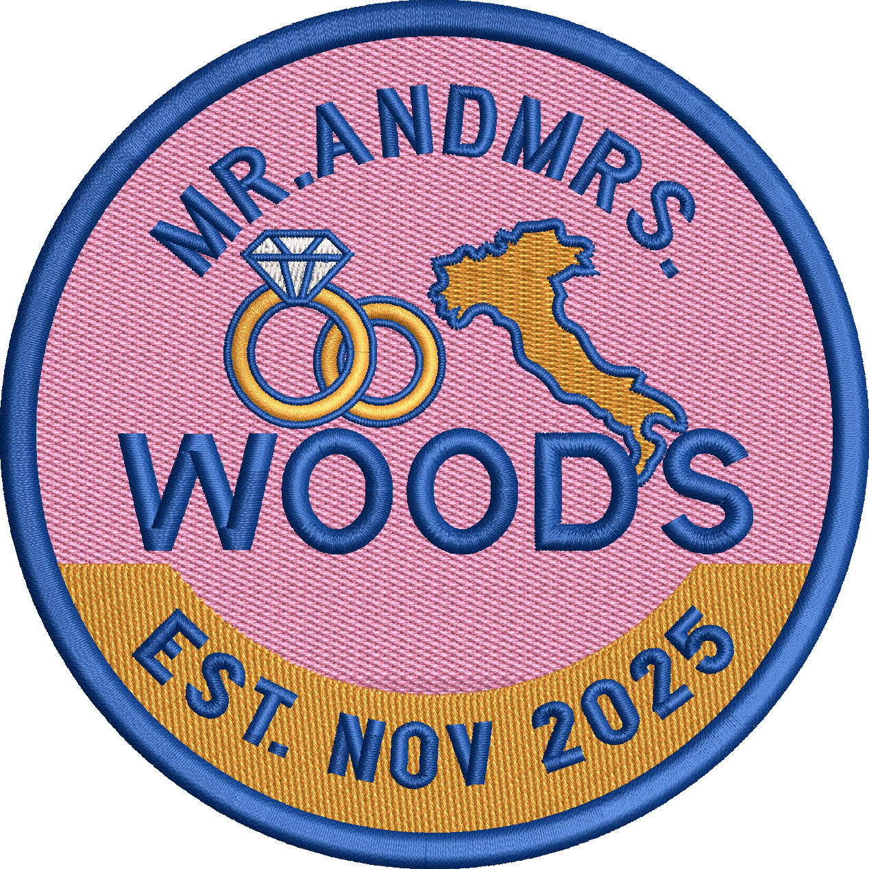 MR. & MRS. Woods *PINK