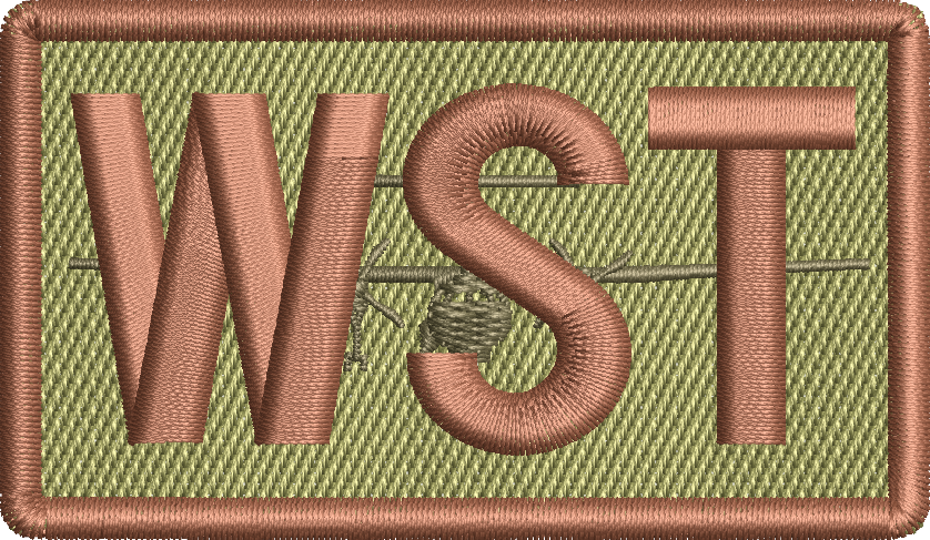 WST - Duty Identifier Patch with E-9 (OLIVE DRAB)