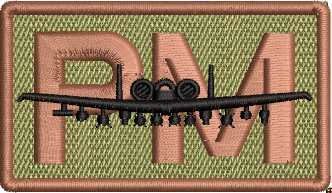 Pma Patch PM- Duty Identifier Patch with A-10